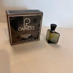 R de CAPUCCI by Capucci 5 ml/ 0.17 oz Eau de Toilette Pour Homme Mini NIB